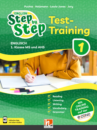 ENGLISH Step by Step 1 | Test-Training - Herbert Puchta, Christian Holzmann, Peter Lewis-Jones, Chris Jory