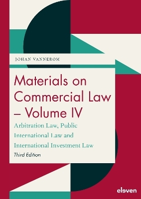 Materials on Commercial Law - Volume IV - Johan Vannerom