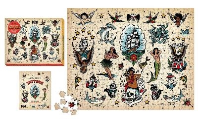 For the Love of Tattoos 500-Piece Puzzle - Verena Hutter