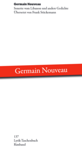 Sonette vom Libanon und andere Gedichte - Noveau Germain