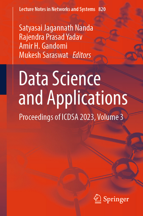 Data Science and Applications - 