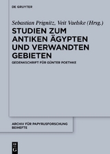 Studien zum antiken Ägypten und verwandten Gebieten - 