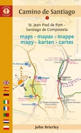 Camino De Santiago Maps - Brierley, John