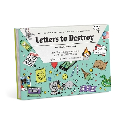 Knock Knock Letters to Destroy Journal -  Knock Knock