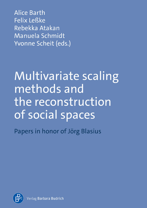 Multivariate scaling methods and the reconstruction of social spaces - 