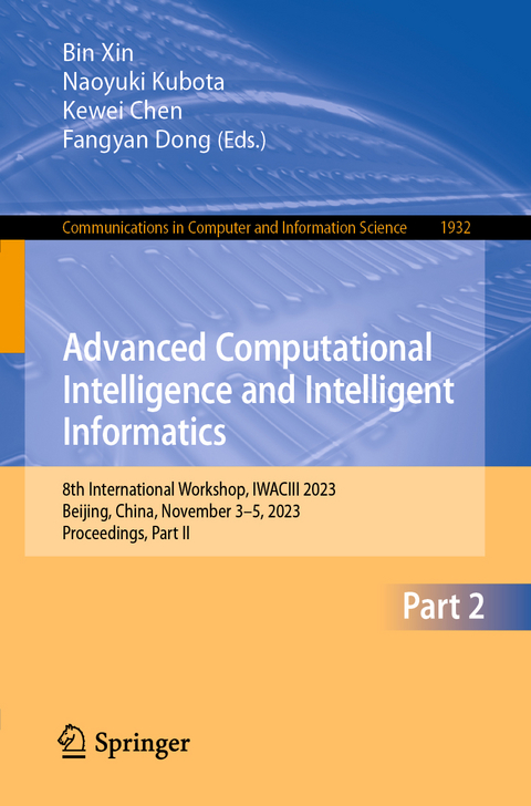 Advanced Computational Intelligence and Intelligent Informatics - 