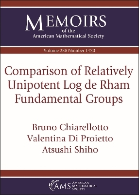 Comparison of Relatively Unipotent Log de Rham Fundamental Groups - Bruno Chiarellotto, Valentina Di Proietto, Atsushi Shiho