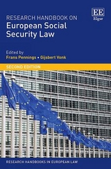 Research Handbook on European Social Security Law - Pennings, Frans; Vonk, Gijsbert