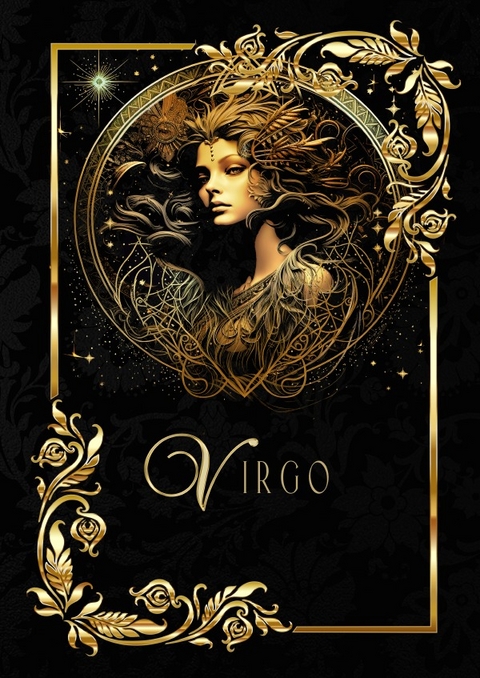 Astrologie Notizbücher / Zodiac Virgo Notebook - Chris Bee ArtDesign