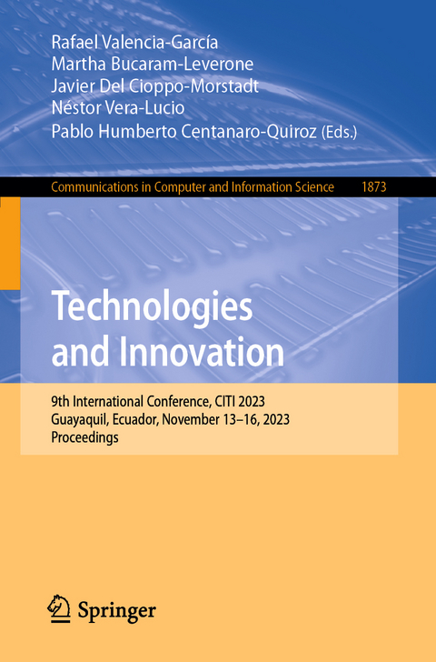 Technologies and Innovation - 