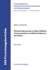 Efficient web access to Open Platform Communications Unified Architecture semantics - Rainer Schiekofer