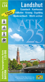 ATK25-L14 Landshut (Amtliche Topographische Karte 1:25000) - 