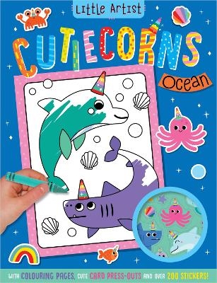 Little Artist Cutiecorns Ocean Colouring Book - Alexandra Robinson