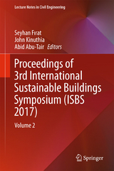 Proceedings of 3rd International Sustainable Buildings Symposium (ISBS 2017) - 