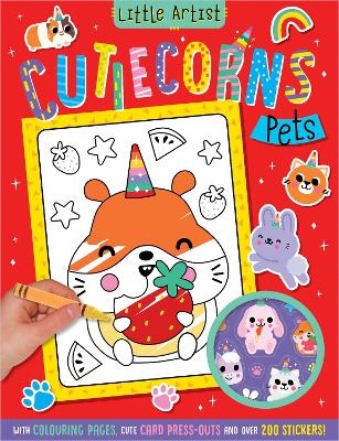Little Artist Cutiecorns Pets Colouring Book - Robinson Alexandra