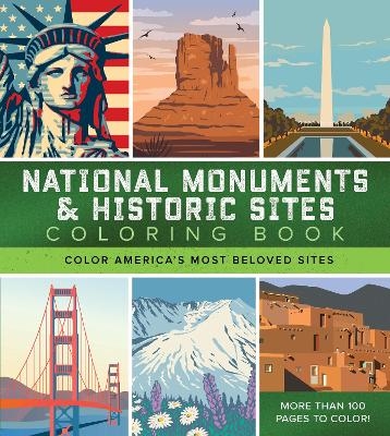 National Monuments & Historic Sites Coloring Book -  Editors of Chartwell Books