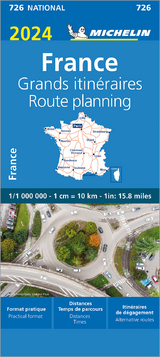 France Route Planning 2024 - Michelin National Map 726 - Michelin