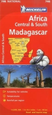 Michelin Map Africa Central South and Madagascar 746 - Michelin Travel &amp Lifestyle;  