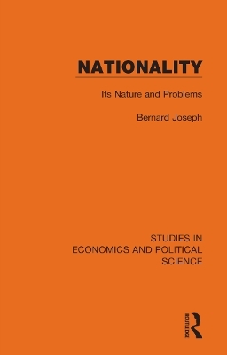 Nationality - Bernard Joseph