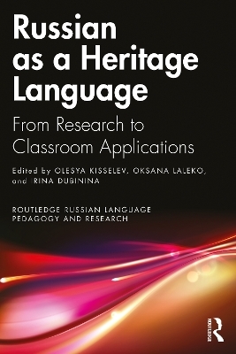 Russian as a Heritage Language - 