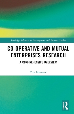 Co-operative and Mutual Enterprises Research - Tim Mazzarol