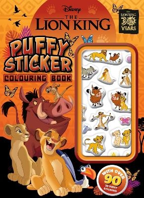 The Lion King 30th Anniversary: Puffy Sticker Colouring Book (Disney)