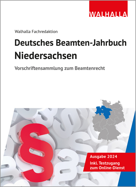 Deutsches Beamten-Jahrbuch Niedersachsen 2024 -  Walhalla Fachredaktion