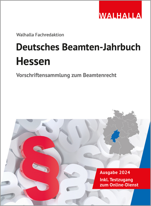 Deutsches Beamten-Jahrbuch Hessen 2024 -  Walhalla Fachredaktion