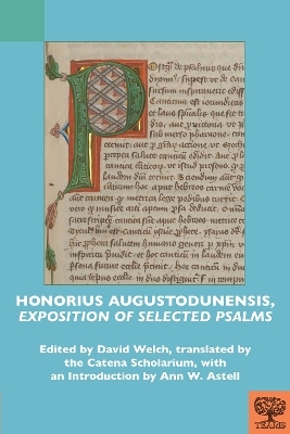 Honorius Augustodunensis, Exposition of Selected Psalms - 