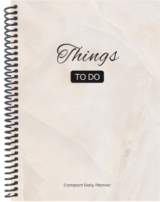 Things To Do Compact Daily Planner: A5 - Stone - Dee Simon,  Journals etc.