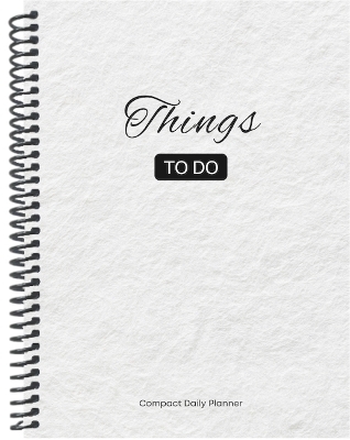 Things To Do Compact Daily Planner: A5 - White - Dee Simon,  Journals etc.