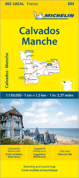 Calvados  Manche - Michelin Local Map 303 - Michelin