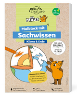 Die Maus - Malblock mit Sachwissen Klima & Erde