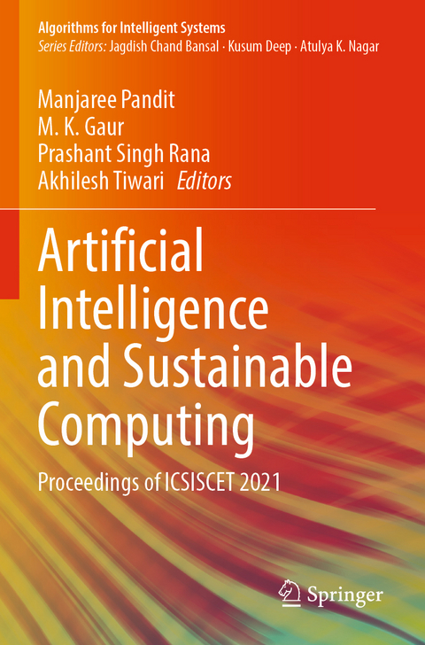 Artificial Intelligence and Sustainable Computing - 