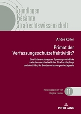 Primat der Verfassungsschutzeffektivität - André Koller