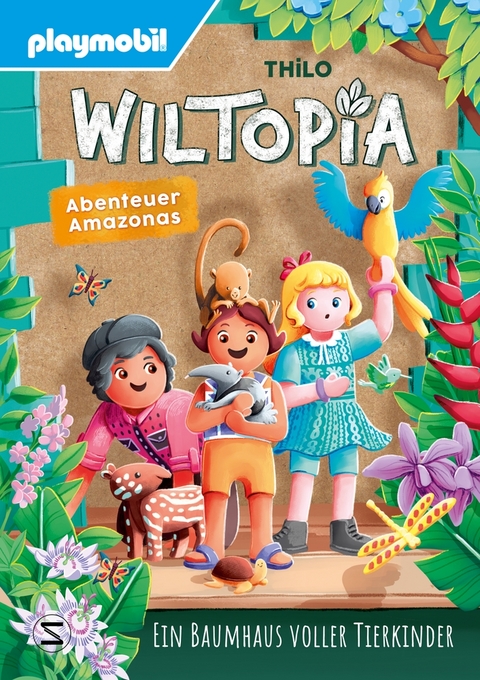 PLAYMOBIL Wiltopia. Abenteuer Amazonas. Ein Baumhaus voller Tierkinder -  Thilo