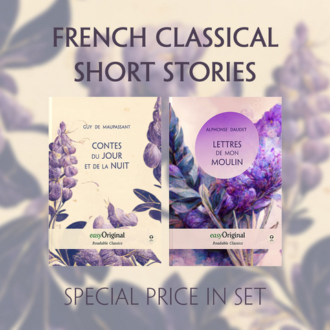 French Classical Short Stories (with 2 MP3 Audio-CDs) - Readable Classics - Unabridged french edition with improved readability - Guy de Maupassant, Alphonse Daudet