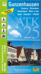 ATK25-I08 Gunzenhausen (Amtliche Topographische Karte 1:25000) - 