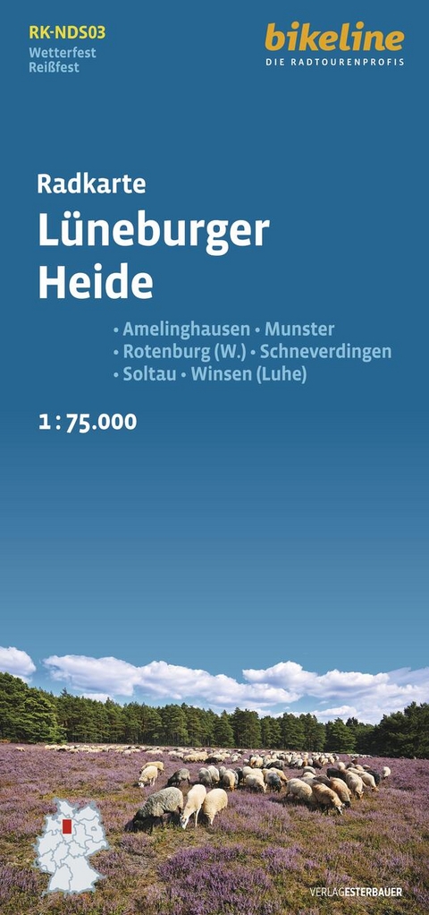 Radkarte Lüneburger Heide - 