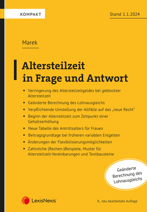 Altersteilzeit in Frage und Antwort - Erika Marek