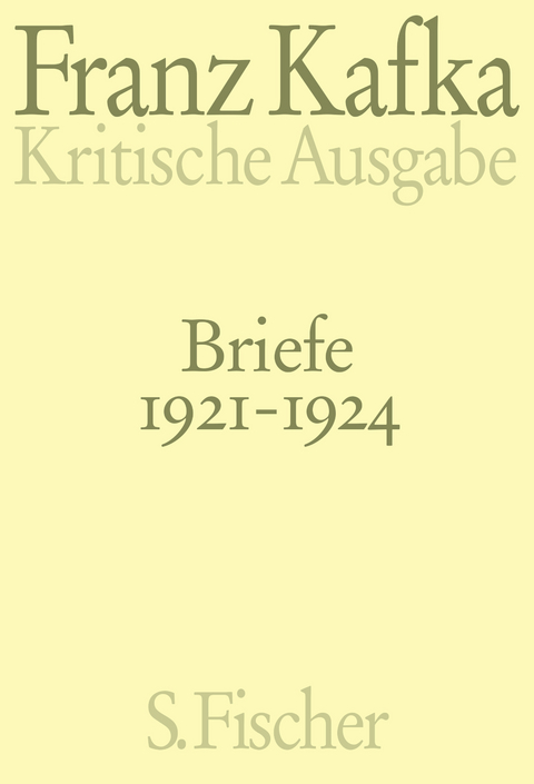 Briefe 1921-1924 - Franz Kafka
