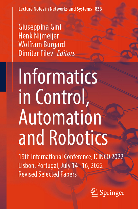 Informatics in Control, Automation and Robotics - 