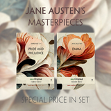 Jane Austen's Masterpieces (with 4 MP3 Audio-CDs) - Readable Classics - Unabridged english edition with improved readability - Jane Austen