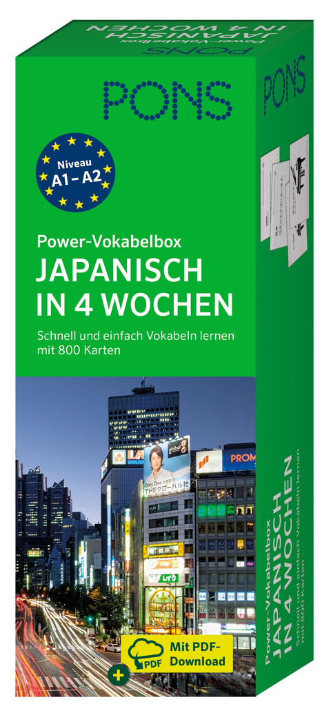 PONS Power-Vokabelbox Japanisch in 4 Wochen