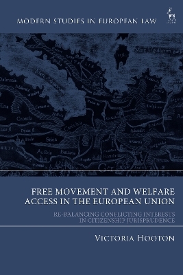 Free Movement and Welfare Access in the European Union - Dr Victoria Hooton