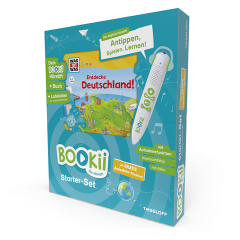 BOOKii® Starter-Set WAS IST WAS Junior Entdecke Deutschland! - Bärbel Oftring