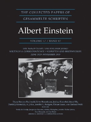 The Collected Papers of Albert Einstein, Volume 17 (Documentary Edition) - Albert Einstein
