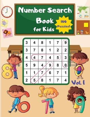 Number Search Book for Kids -  Small Digit Publishing