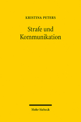 Strafe und Kommunikation - Kristina Peters