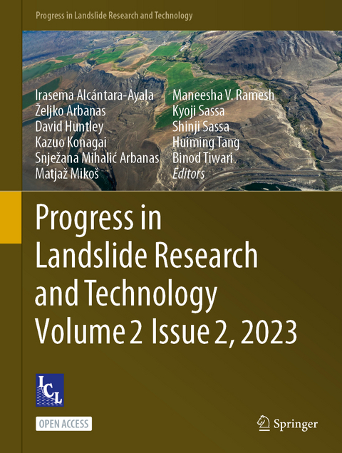 Progress in Landslide Research and Technology, Volume 2 Issue 2, 2023 - 